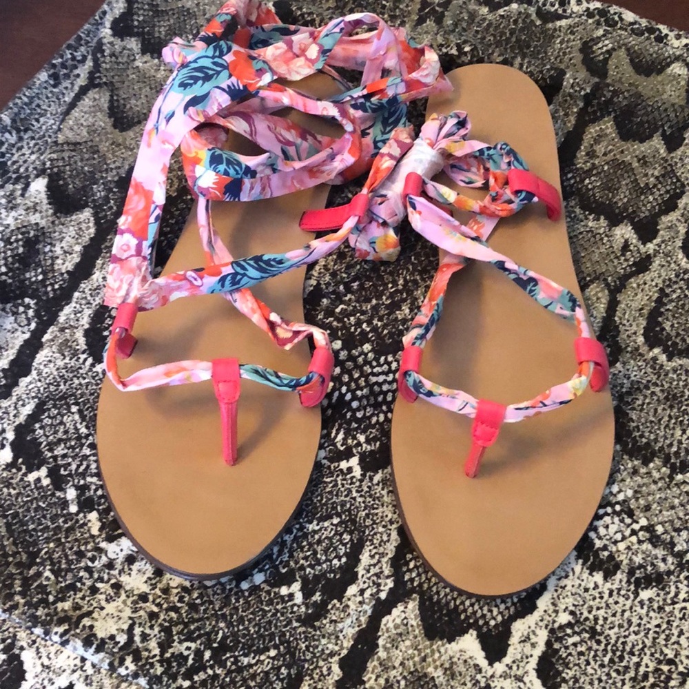 Liberty summer lace up gladiators  from jcrew